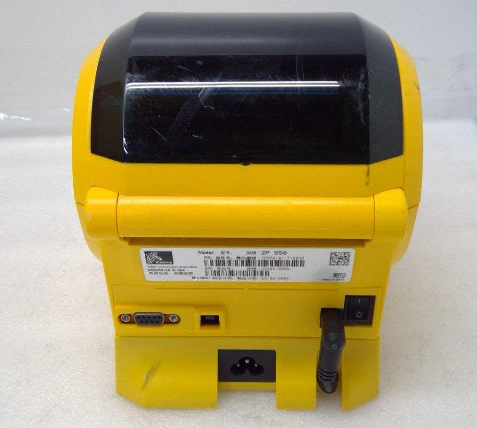 Zebra ZP550 Direct Thermal Label Printer (Yellow) ZP550-0117-0030