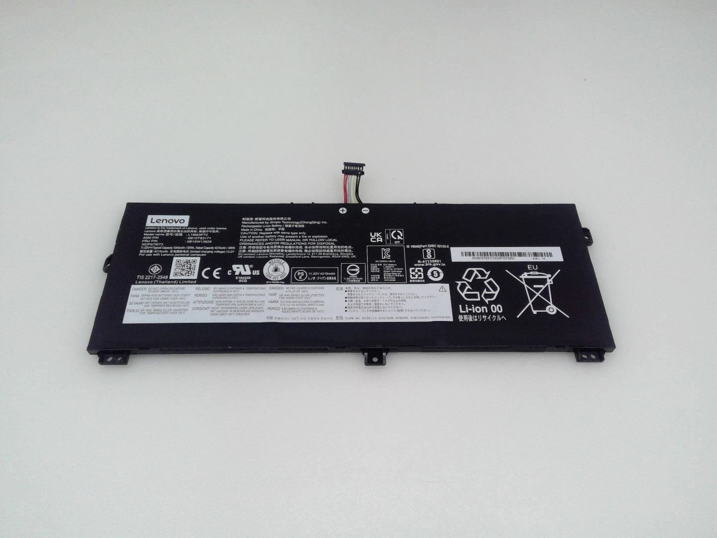Genuine Battery for Lenovo ThinkPad X13 Yoga 1st Gen X390 Yoga L18M3P72 L18L3P72