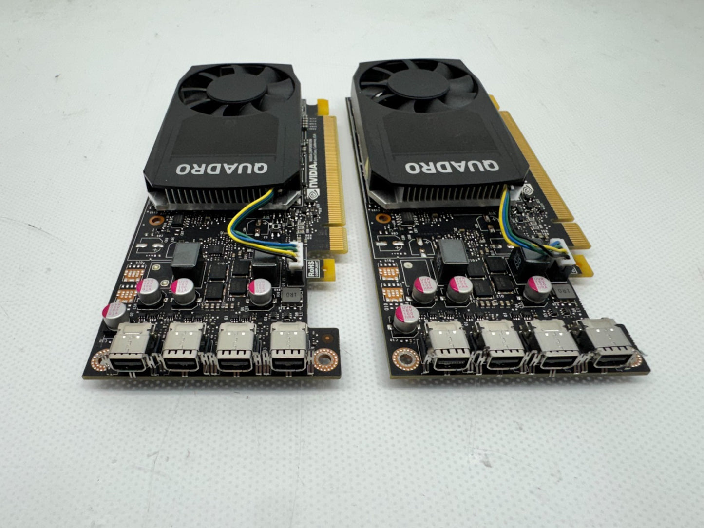 Lot of 2 NVIDIA Quadro P1000 4GB GDDR5 PCIe Video Graphics Card *READ*