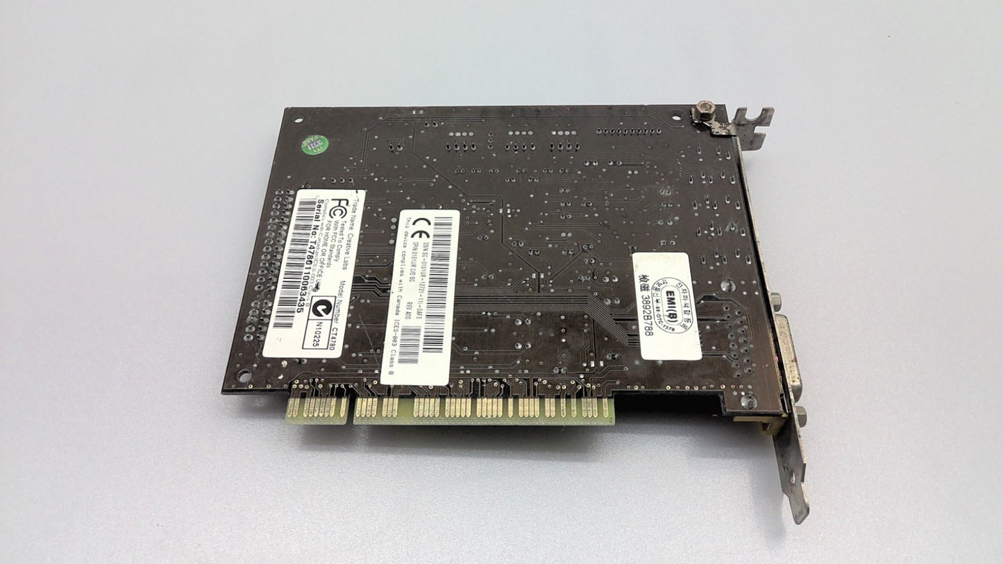 Genuine Creative Labs CT4780 Sound Blaster Live! Dell 0181UR PCI Sound Card