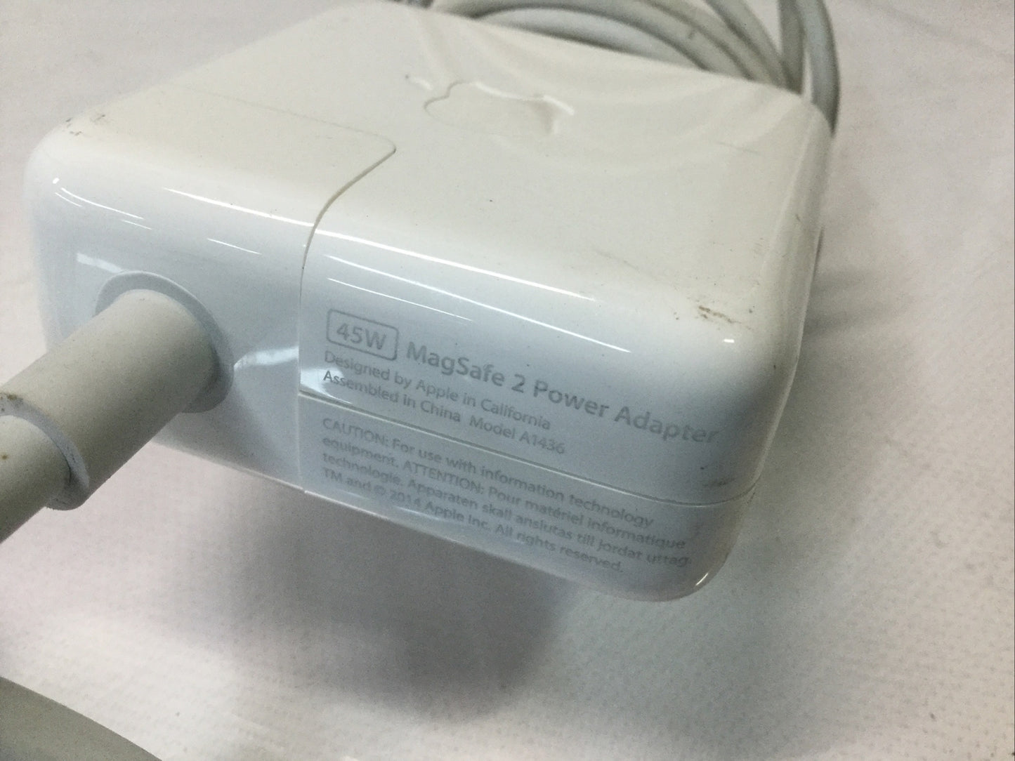APPLE MacBook Air A1466 A1465 Magsafe 2 45W Power Adapter Charger A1436