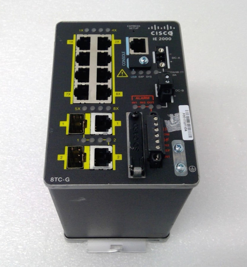 *Read* Cisco IE-2000-8TC-G-N 8 Port Rail Mountable Network Switch