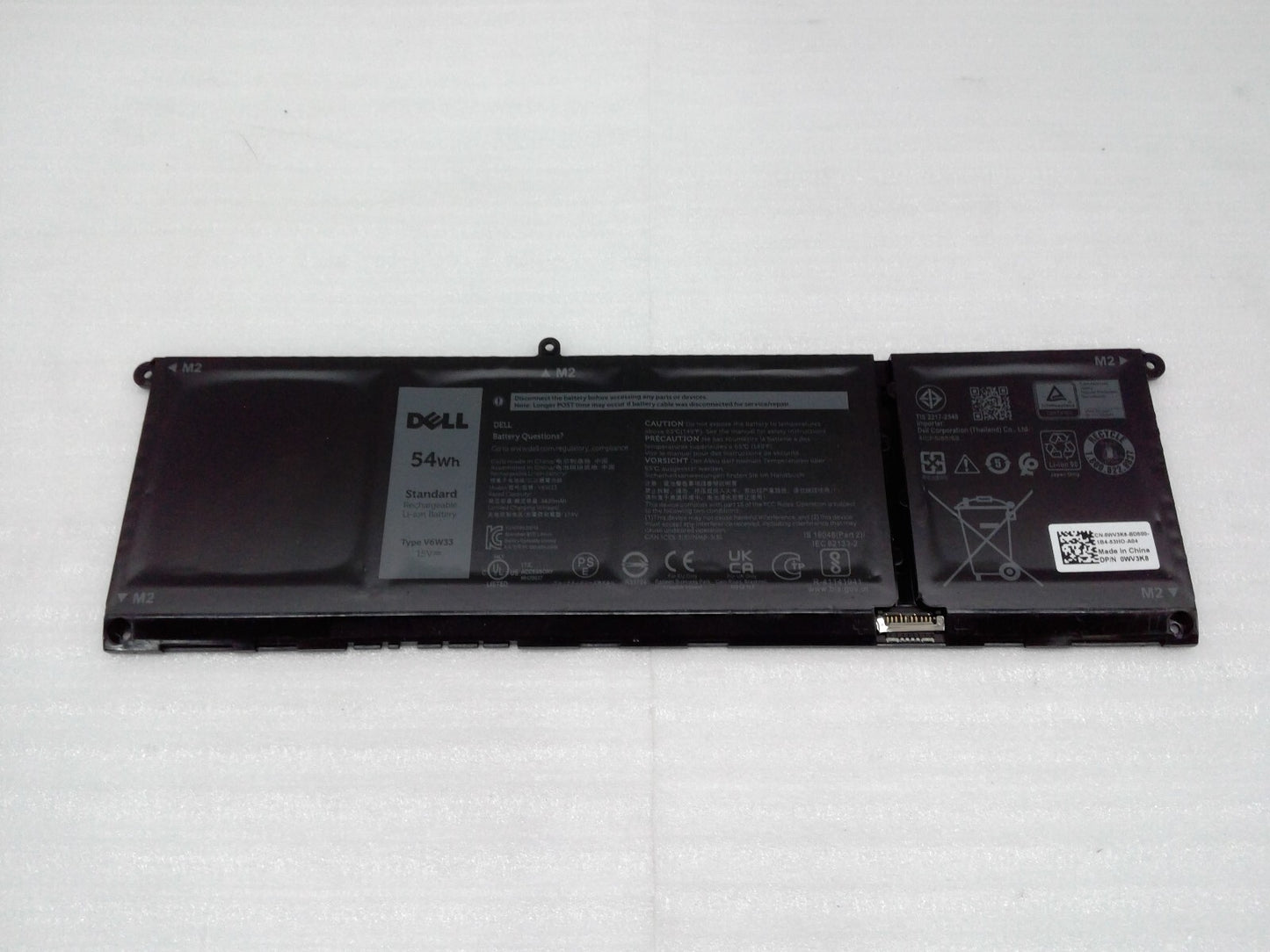 Dell Inspiron 7415 2-In-1 15V 3420MAH 54WH 4-Cell Battery  XDY9K  VKYJX  V6W33