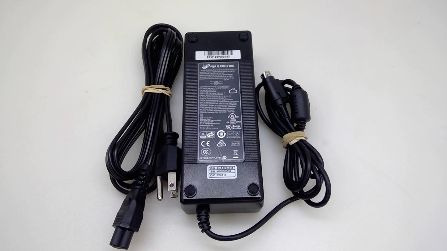 FSP FSP120-REBN2 9NA1204038 120W 19V 6.32A 4-Pin AC Adapter w/ Cord