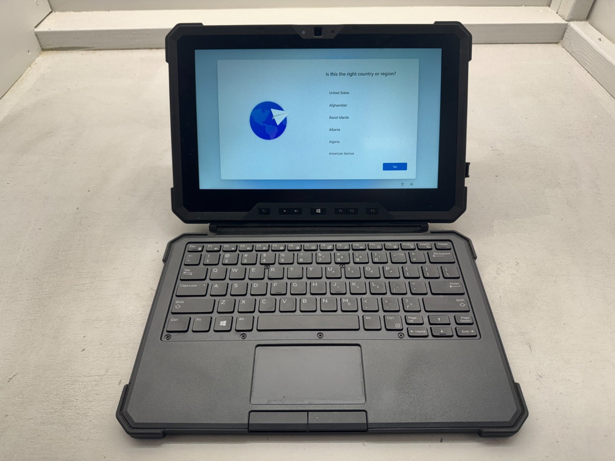 Dell Latitude 7212 Rugged Extreme 12" i5-8350U@1.7GHz 8GB 256GB 2batt W/HUB