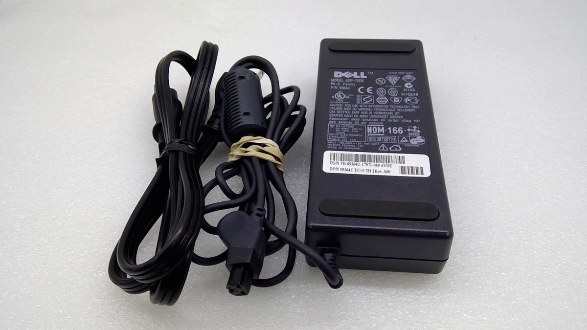 Genuine Dell ADP-70EB PA-6 9364U 70W AC Adapter 20V 3.5A 3-Pin Charger