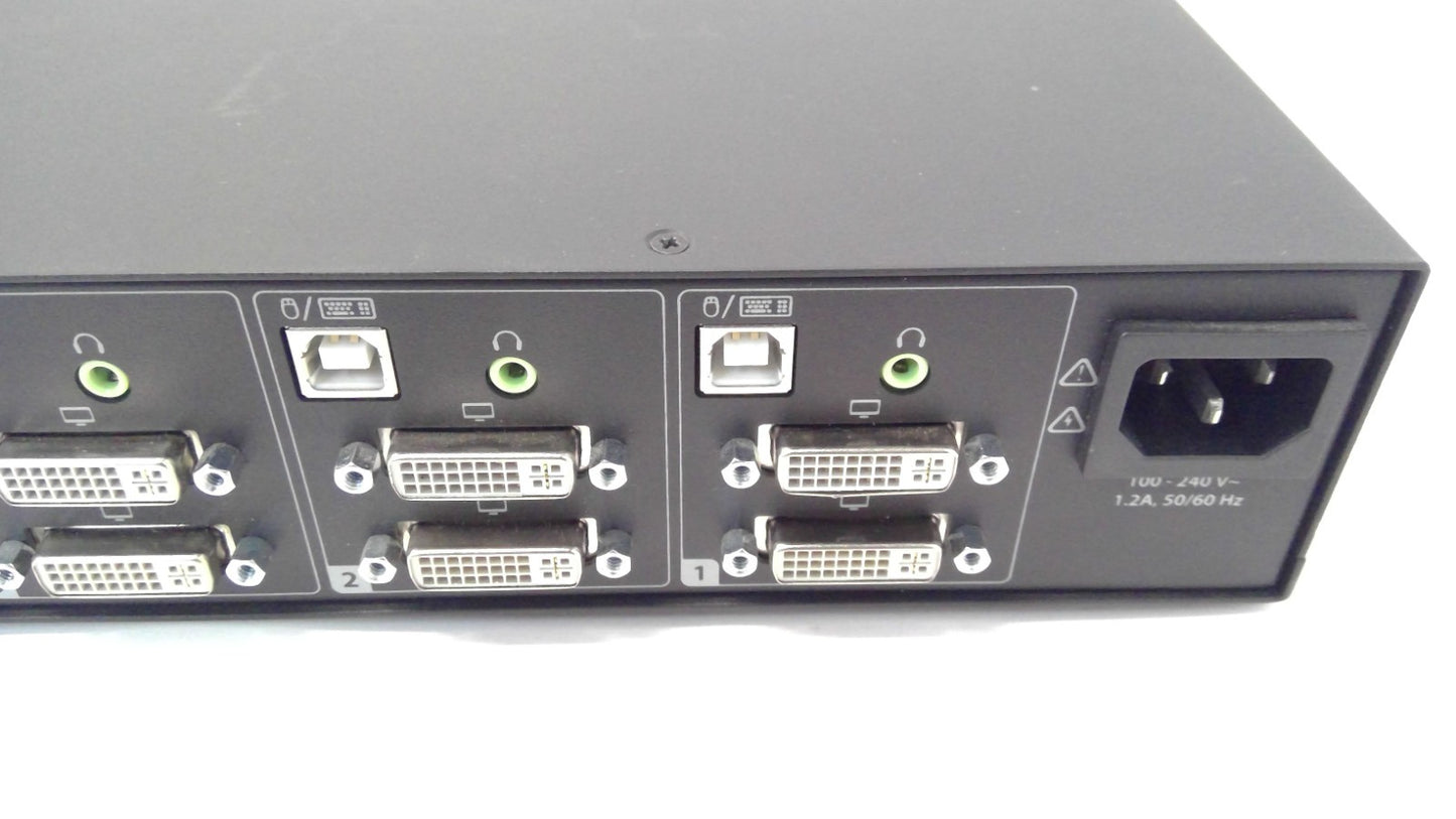 Vertiv SC940 Cybex SC 4-Port DVI-I Dual-Head Secure KVM Switch W/ Power Cord