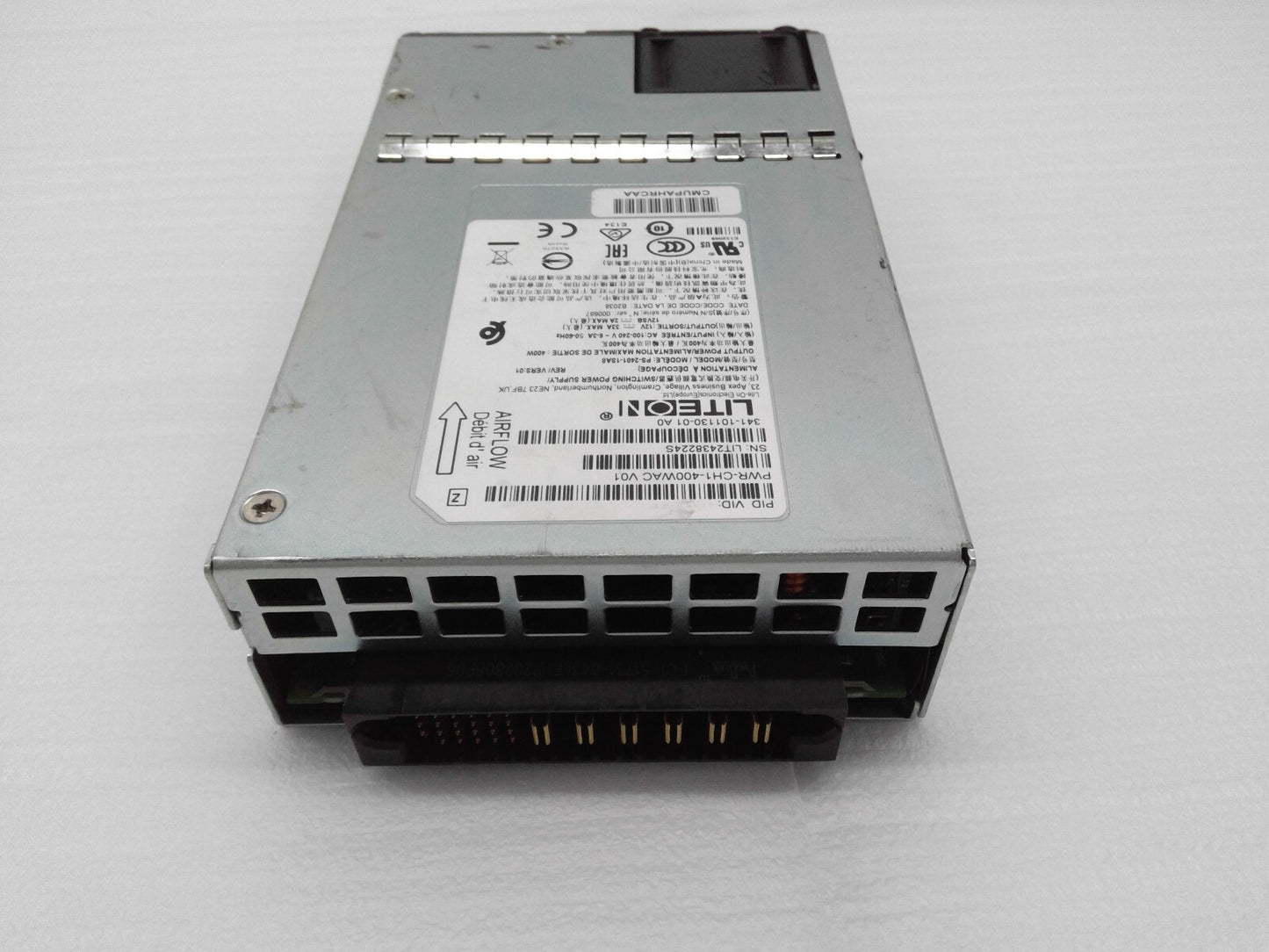 Cisco PWR-CH1-400WAC 400W AC Power Supply Reverse Air for Cisco C8500L