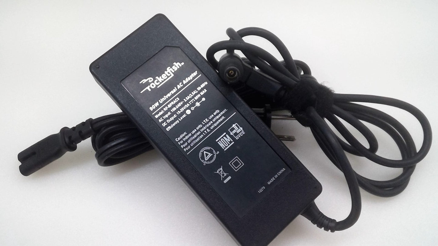 RocketFish 90W Universal AC Adapter RF-BPRAC3 15-20V/5A