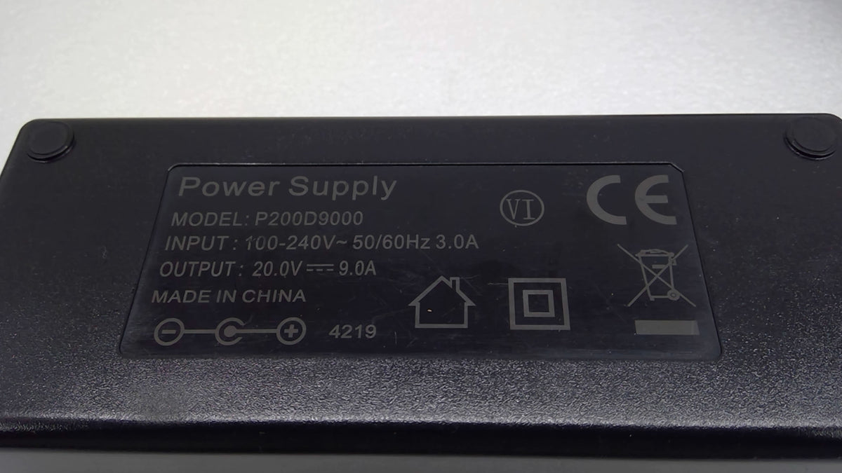 P200D9000 180W 20V 9A 5.5x2.5mm AC Adapter for MSI Gaming Laptop