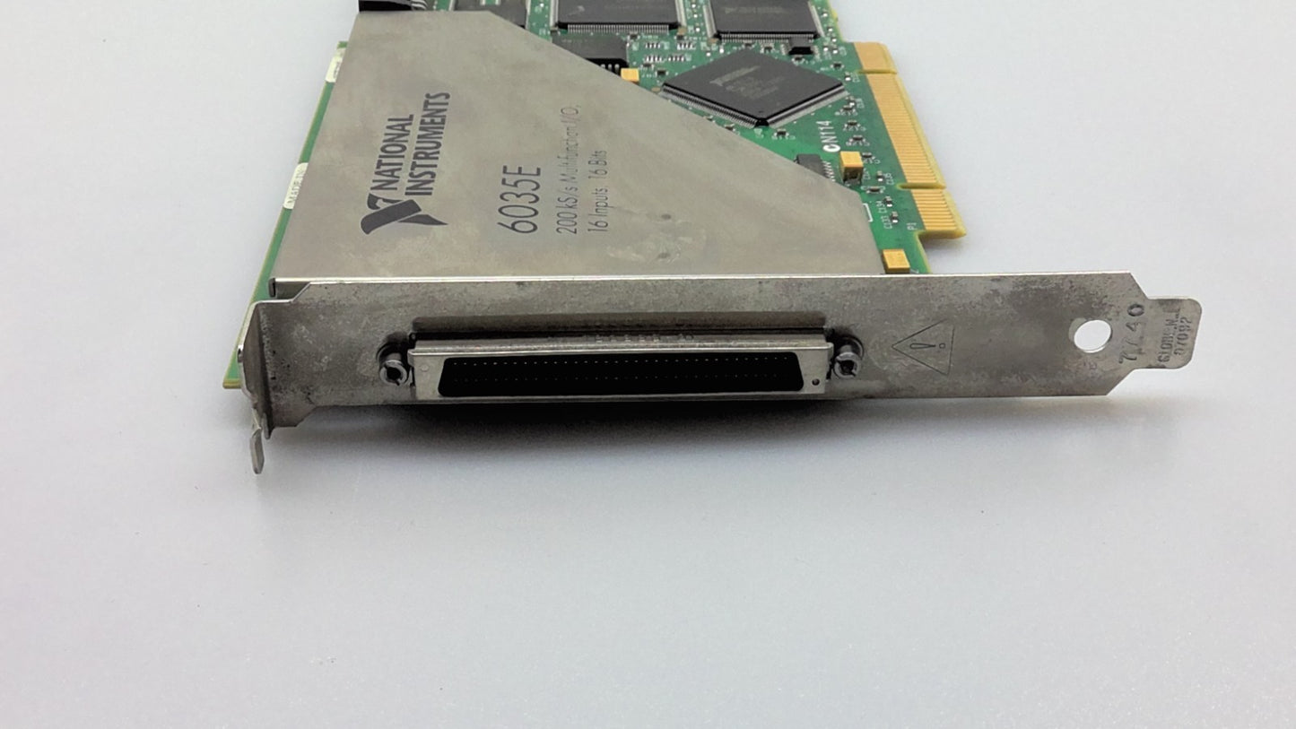 National Instruments PCI-6035E Multifunction I/O DAQ Card 16Bits 187576G-02