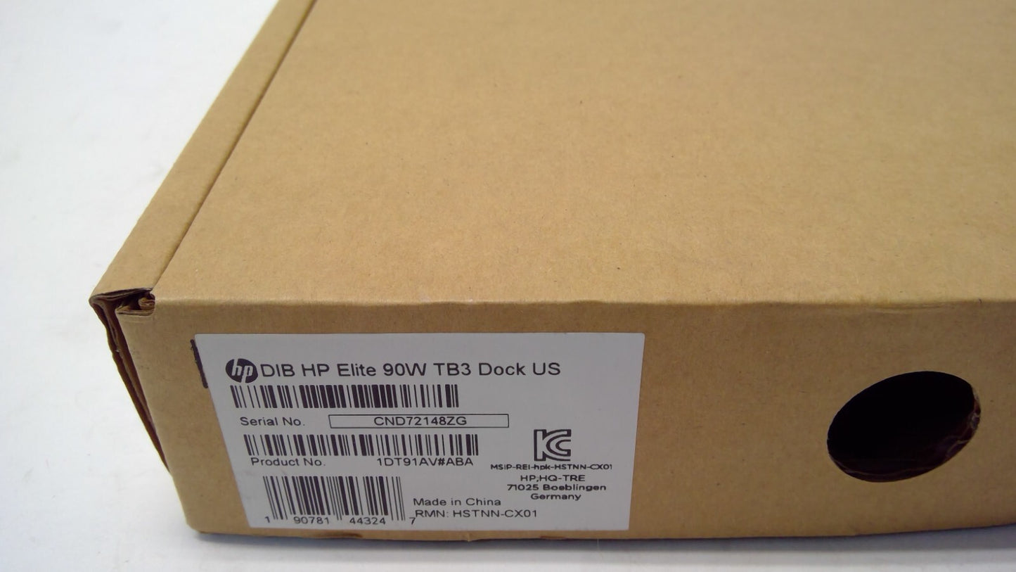 HP Elite 90w TB3 Docking Station US 1DT91AV#ABA