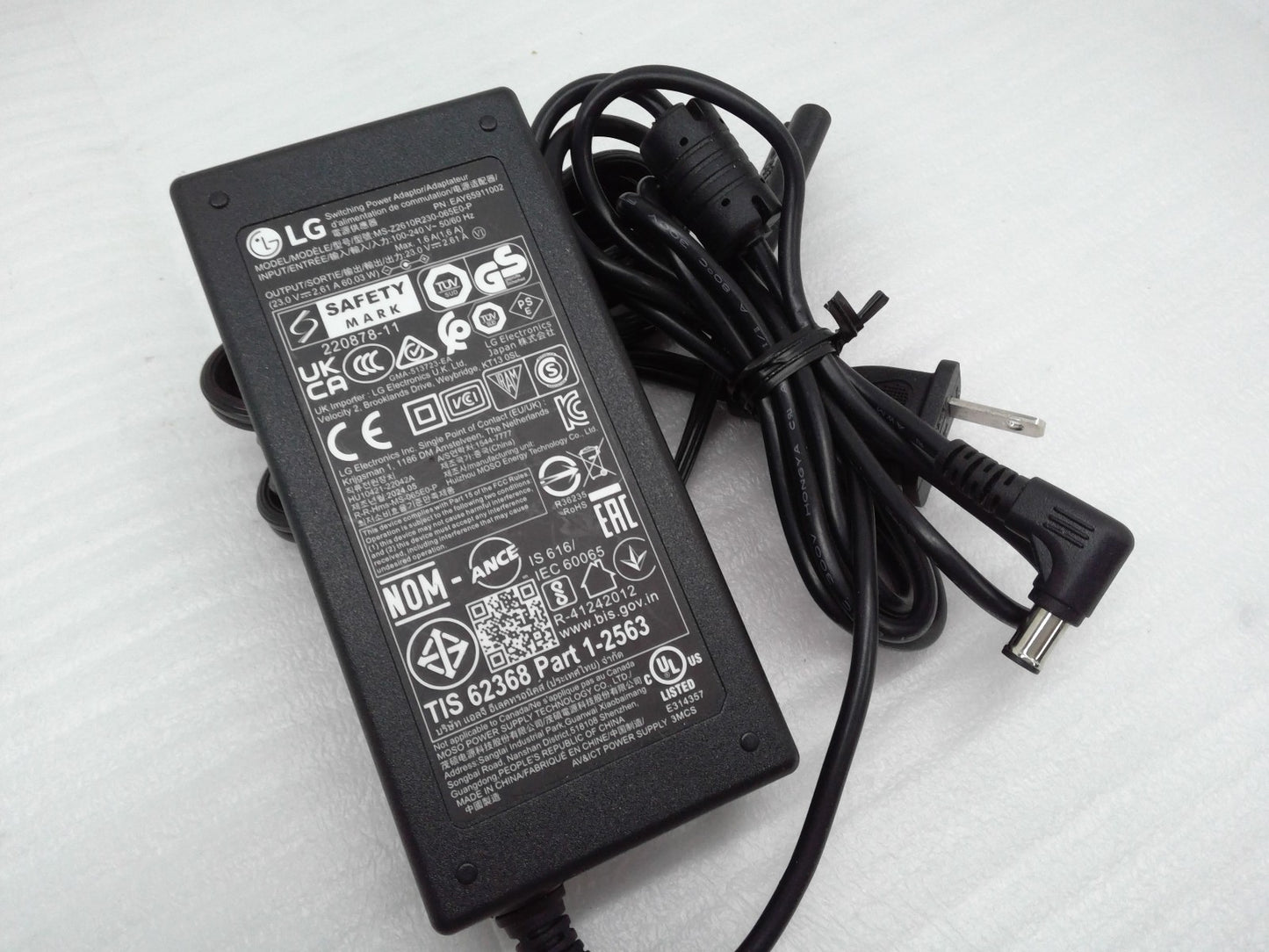 Original LG  23V  2.61A  Adapter for USC9S MS-Z2610R230-065E0-P Wi-Fi SoundBar@