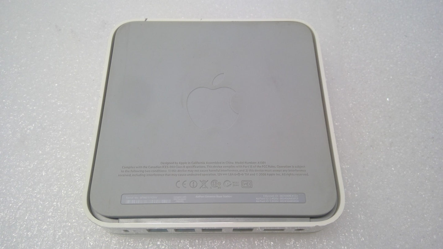 APPLE A1301 TIME CAPSULE 2TB WIRELESS N WI-FI ROUTER NETWORK STORAGE DEVICE
