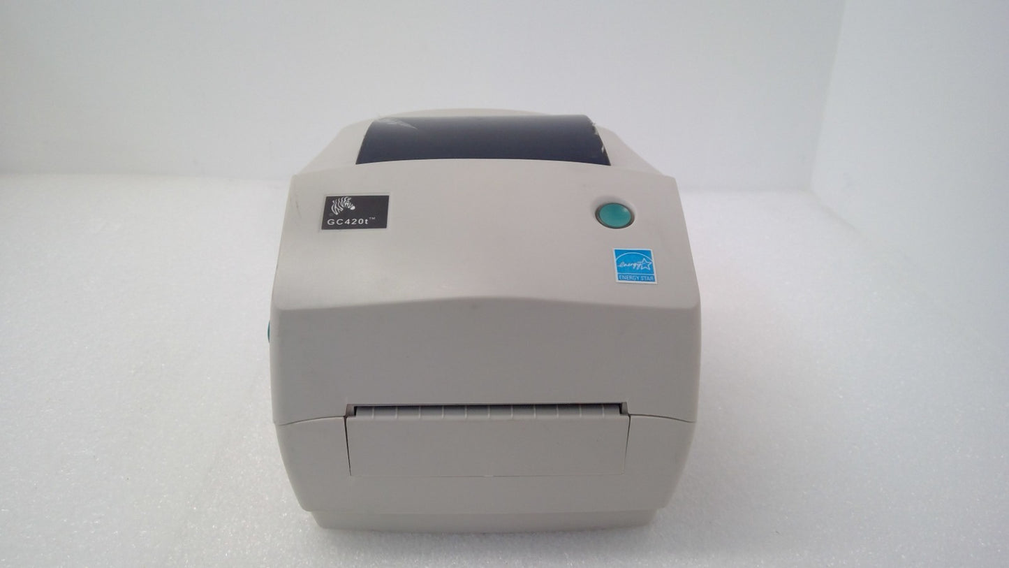 Zebra GC420T Thermal Barcode transfer Label Tag Printer GC420-100510-000