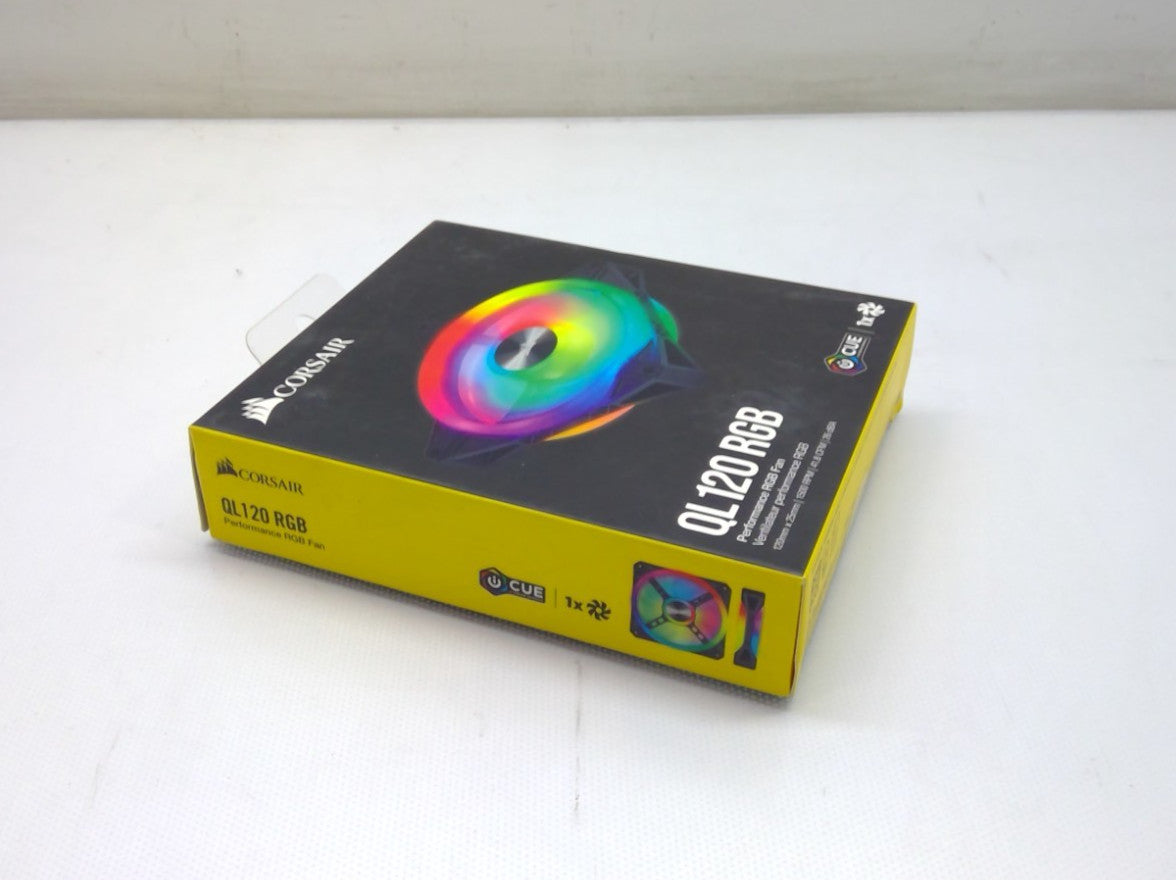 Corsair ICUE QL120 RGB Performance RGB Fan 120mm X 25mm 1500RPM Black Brand New