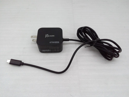 Genuine j5create GaN 67W USB-C Charge Power Adapter JUP1565