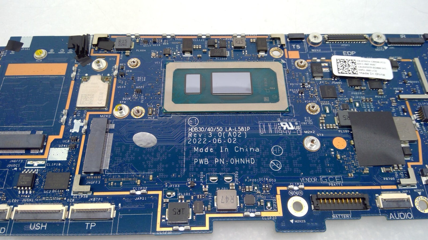 Dell Latitude 7430 Motherboard HDB30/40/50 LA-L581P i5-1235U@1.3GHz RAM 16GB