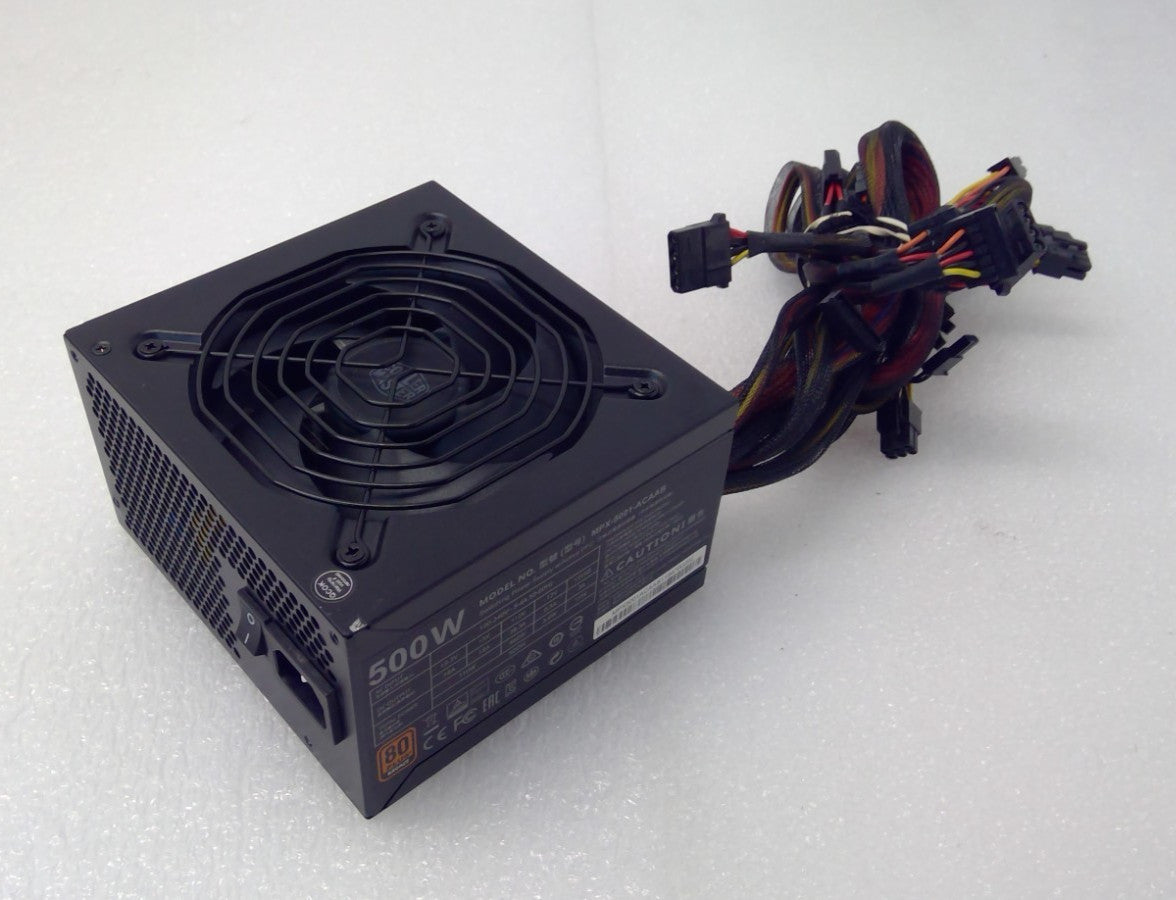 Cooler Master MWE BRONZE 500 Watt 80 PLUS Bronze Certified Power Supply