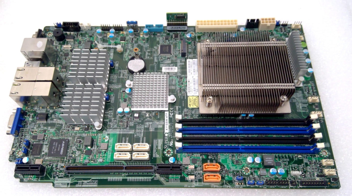 Supermicro X11SSW-4TF Intel Motherboard Socket LGA 1151 DDR4 W/Heatsink