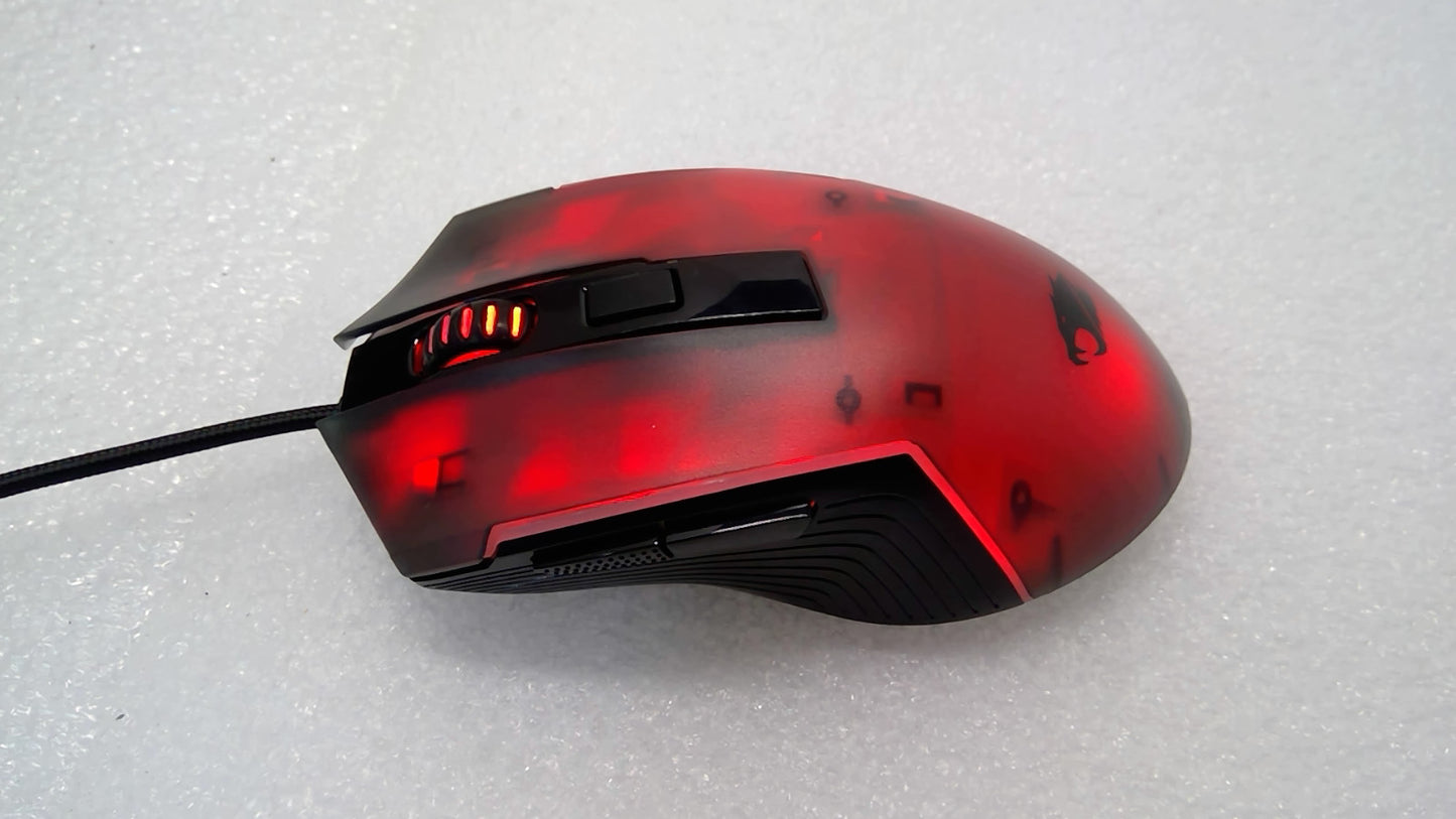 iBUYPOWER Chimera M7 RGB USB Corded Mouse Light Up Color Changing Gaming *Free