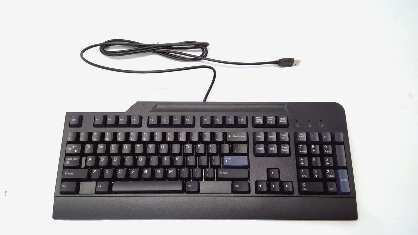 *LOT OF 10*IBM SK-8825 Wired USB Preferred Pro Fullwidth Black Keyboard 01LK315