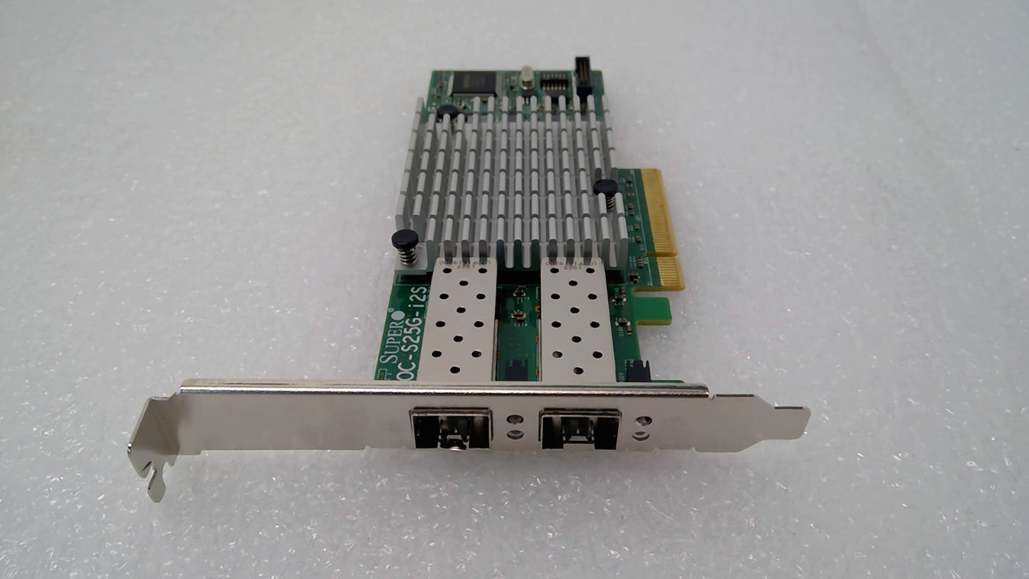 SuperMicro AOC-S25G-i2S Dual Port SFP28 25GbE High Profile Network Adapter *READ