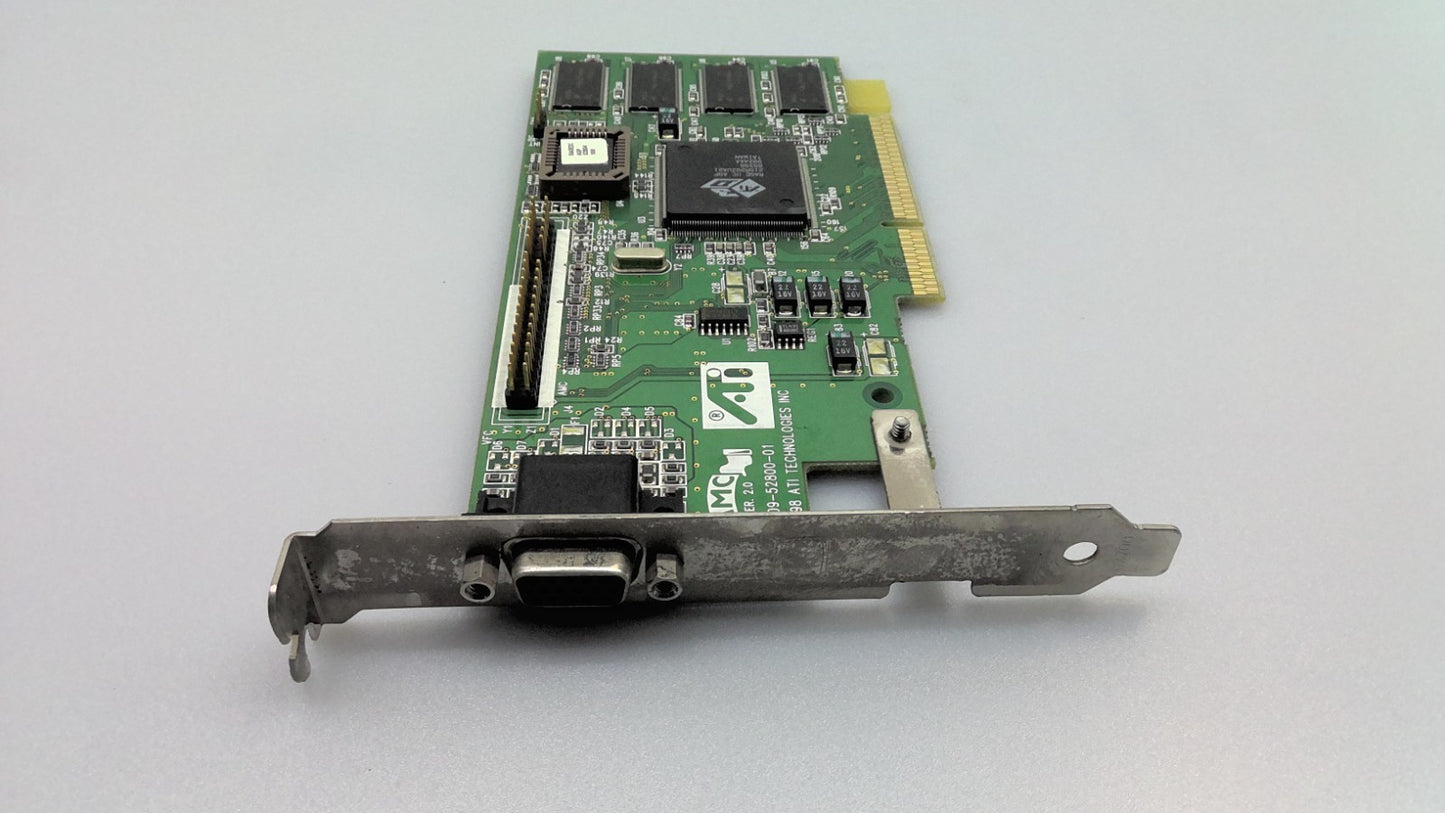 ATI 109-52800-01 RAGE IIC AGP Video Adapter Card 1025281000 003940