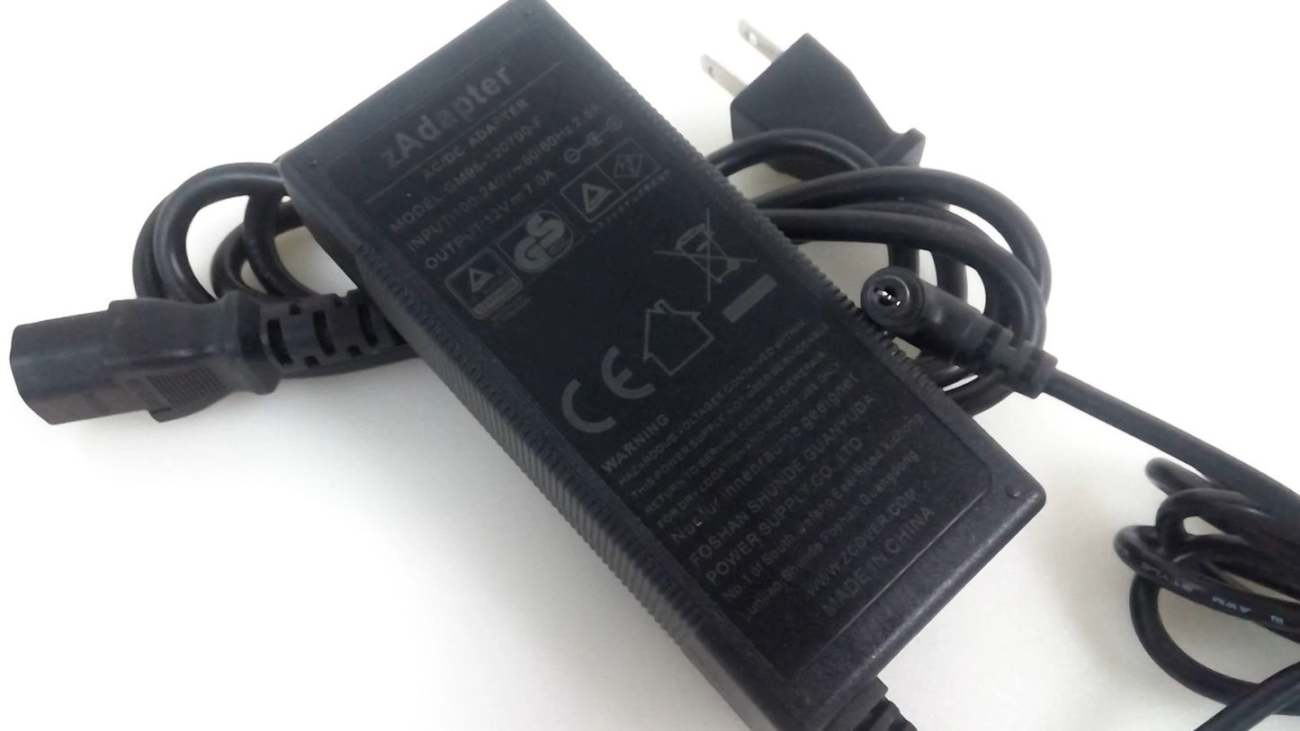 zAdapter  12V  7A  AC/DC  Adapter GM95-120700-F Power Supply Tip 6.5*4.0mm