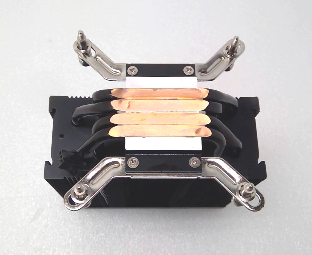 CYBERPOWER Black CPU Cooler 4 Heat Pipe Tower &Intel Adjustable Mounting Bracket