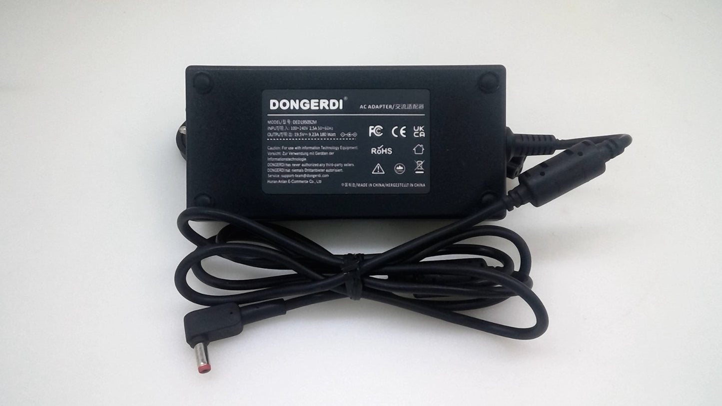 Dongerdi DED195092M AC Adapter/100-240V 19.5V 9.23A/Acer Compatible Tip 5.5*25mm