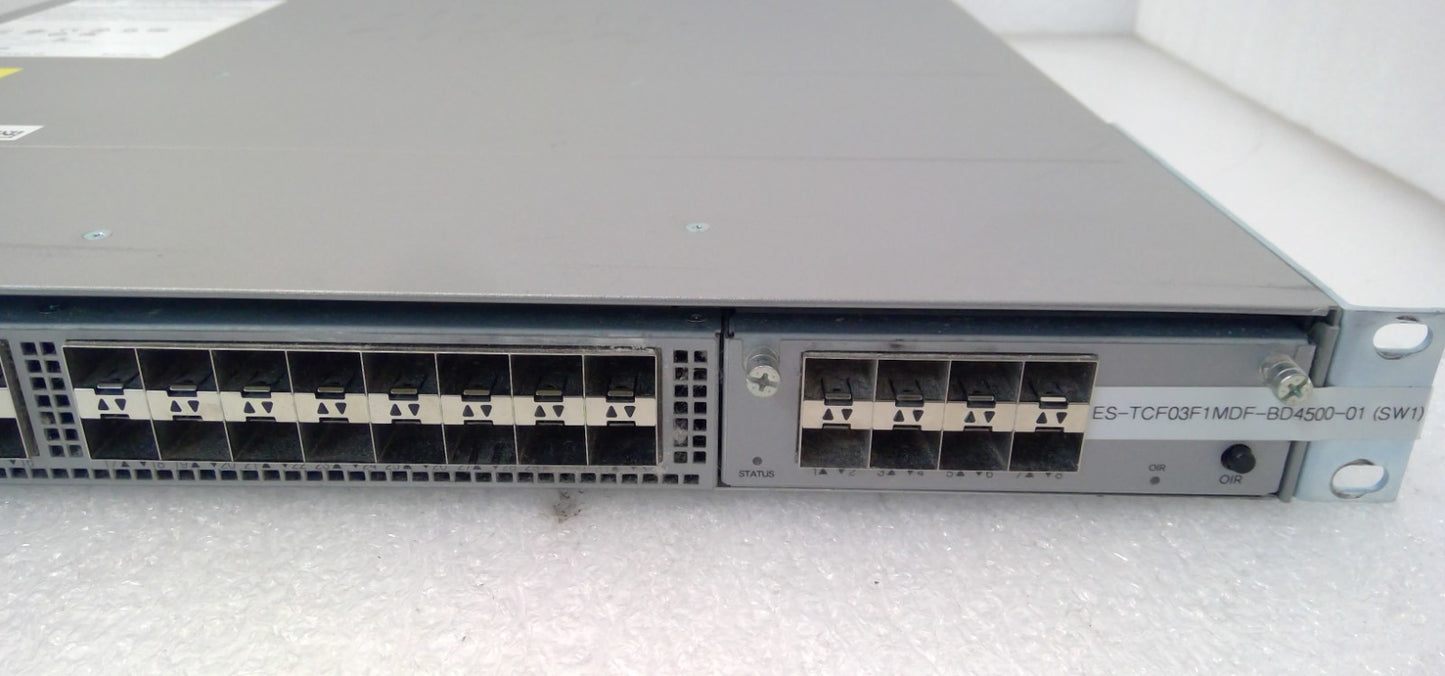 Cisco Catalyst WS-C4500X-32SFP+ 4500-X 40x 10GbE SFP+ Port Ethernet Switch