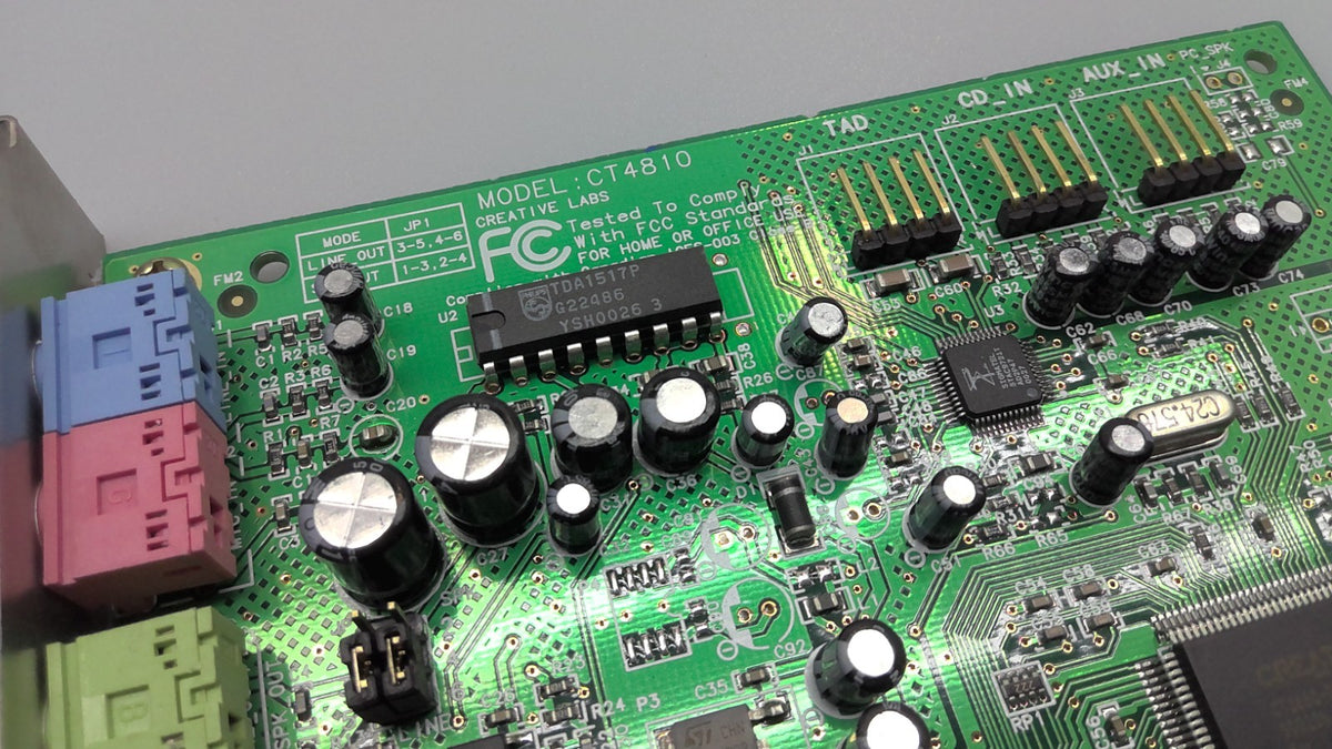 Creative Labs Sound Card CT4810 Sound Blaster PCI Vintage Audio