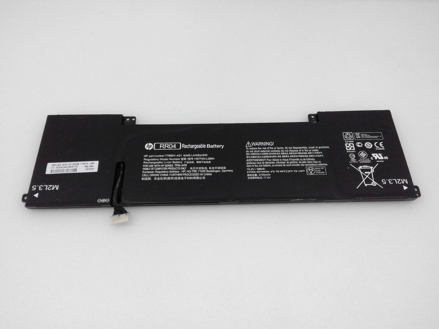 Original RR04 Battery For HP Omen 15 15-5014TX TPN-W111 HSTNN-LB6N 778951-421
