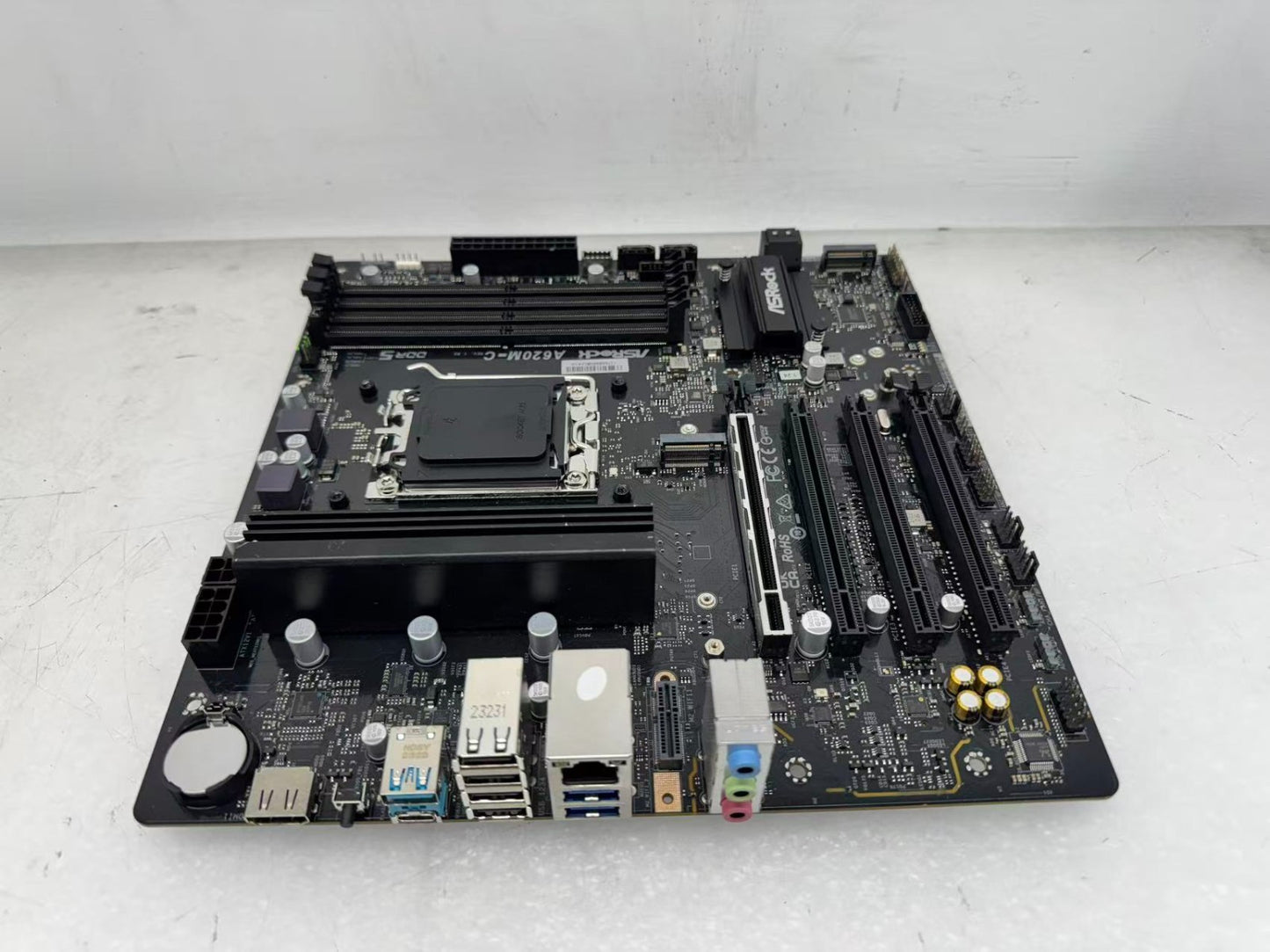 ASRock A620M-C Micro ATX Motherboard DDR5, Missing WIFI Module **Read**