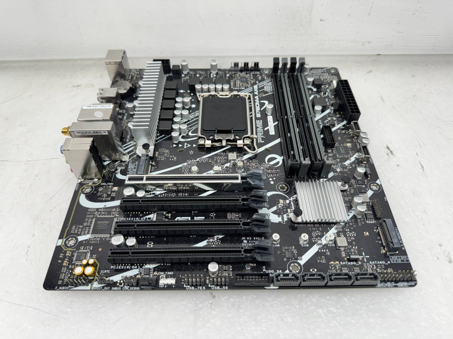 ASUS PRIME B760M-A AX6 Micro ATX motherboard LGA 1700 DDR5 WIFI HDMI DP