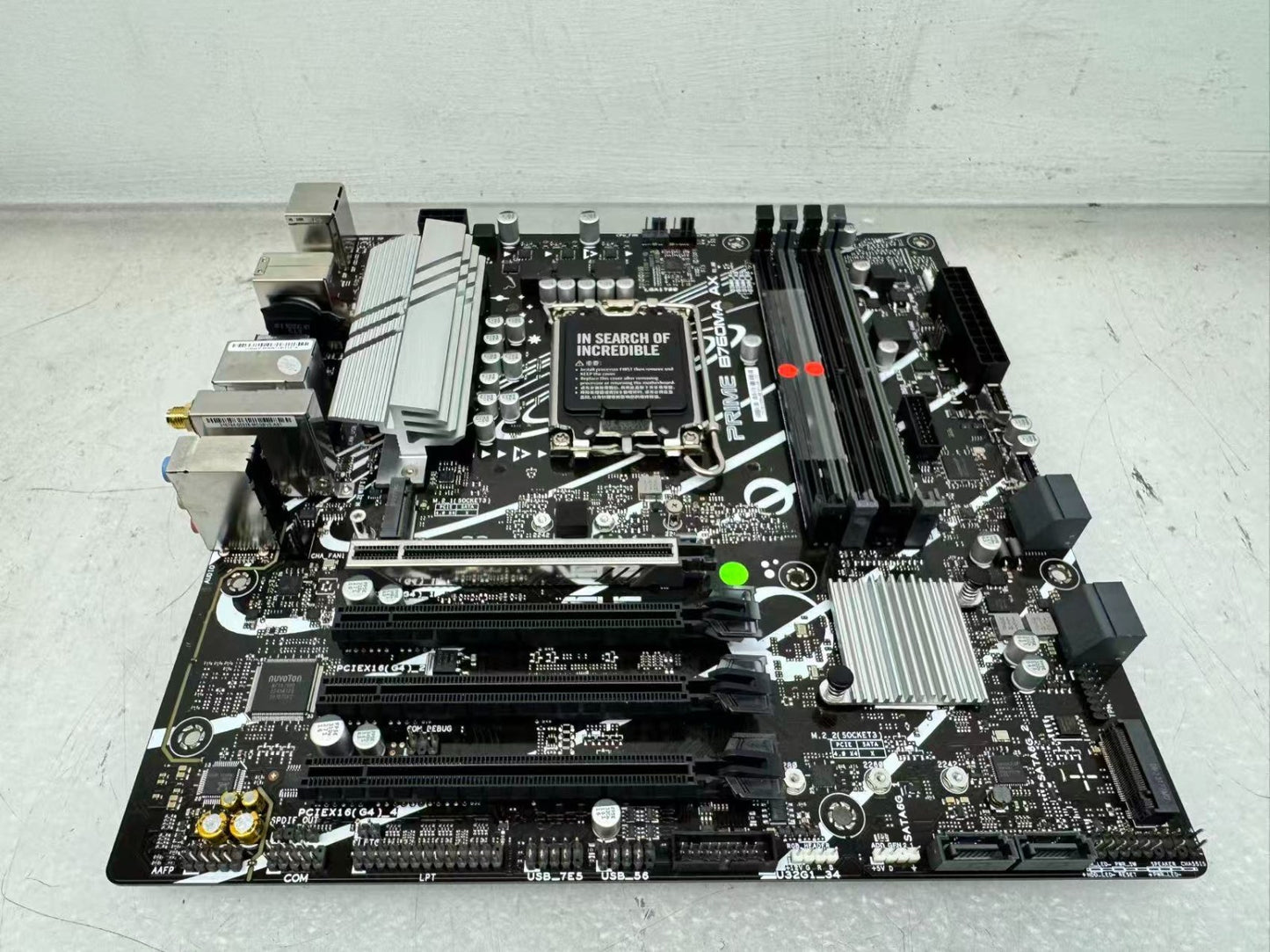 ASUS PRIME B760M-A AX micro ATX Motherboard Intel Socket LGA1700 DDR5 WIFI READ"