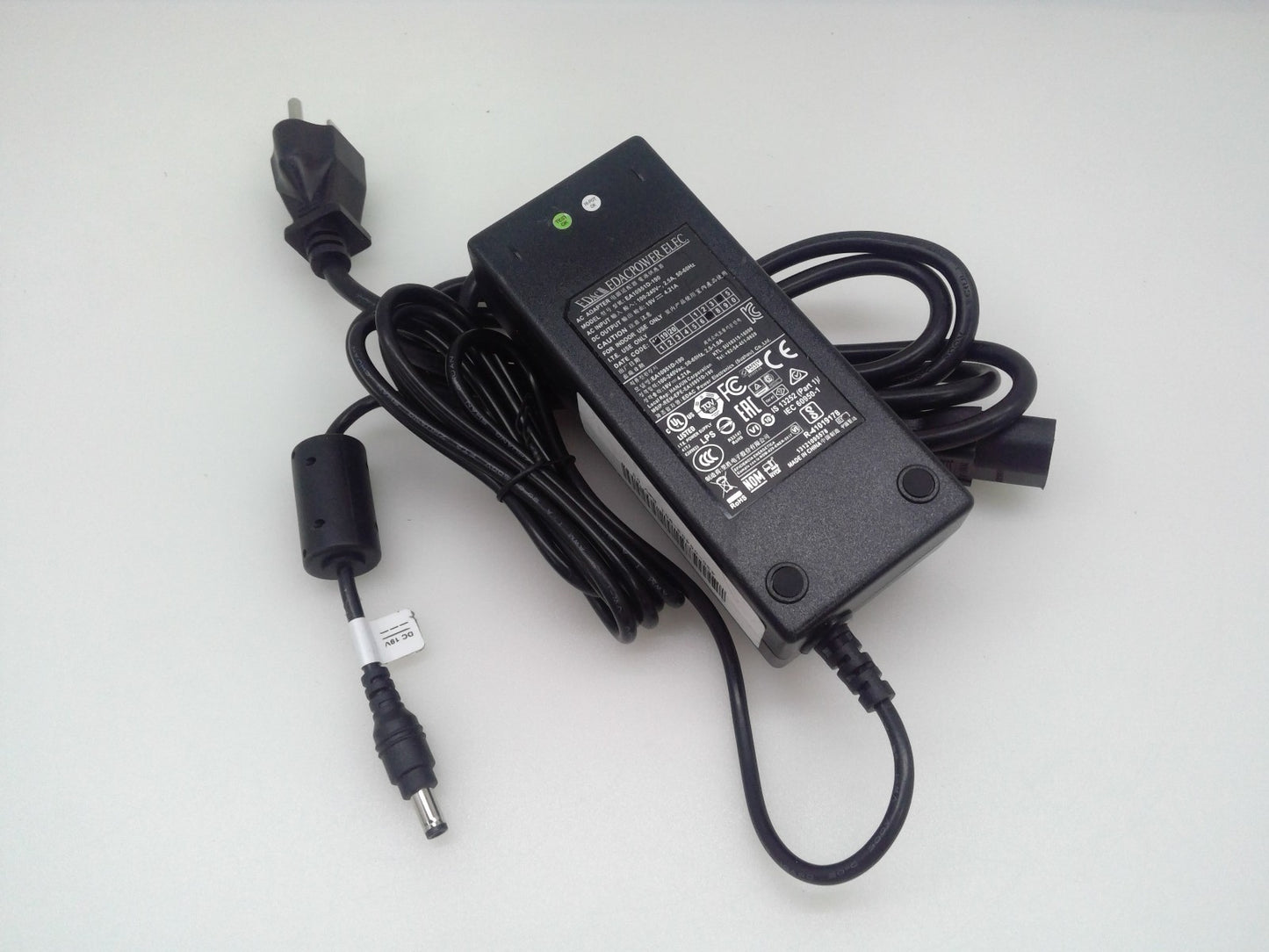 Genuine Edac AC Power Adapter EA10951D-190 Charger 19V 4.21A 5.5x2.5mm