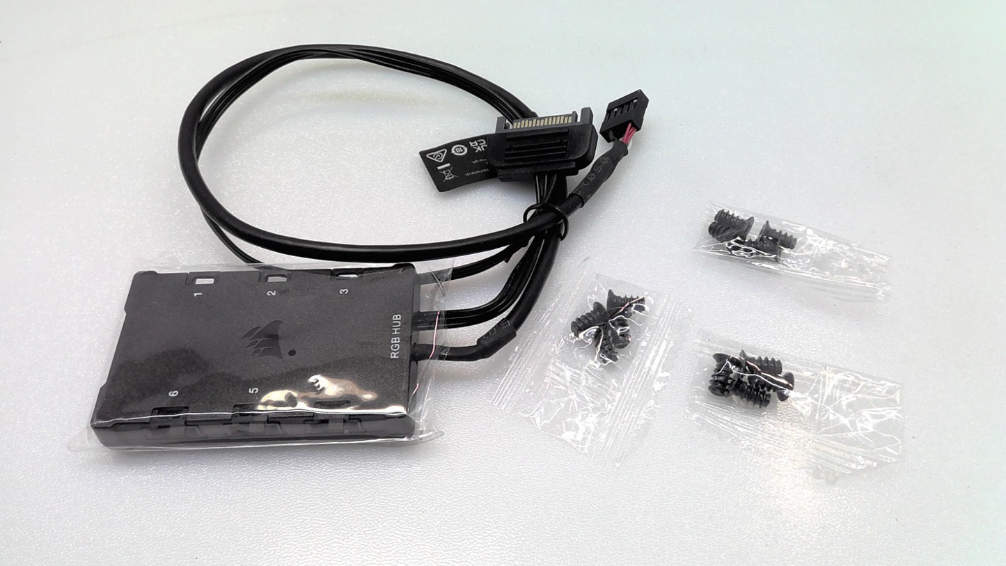 NEW Corsair iCUE Lighting Node CORE Digital RGB Fan Controller RWF0040