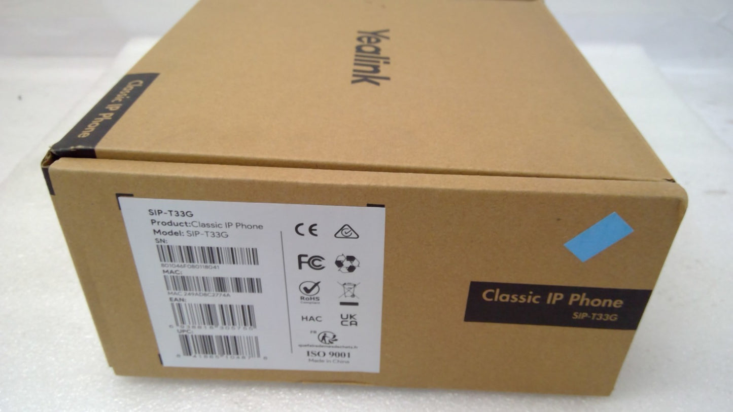 Yealink SIP-T33G 4-Line Classic Business IP Phone