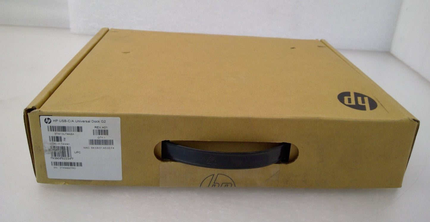 OPEN BOX  HP HSN-IX02 G2 USB-C Universal Dock Station 5TW13UT#ABA L75126-001