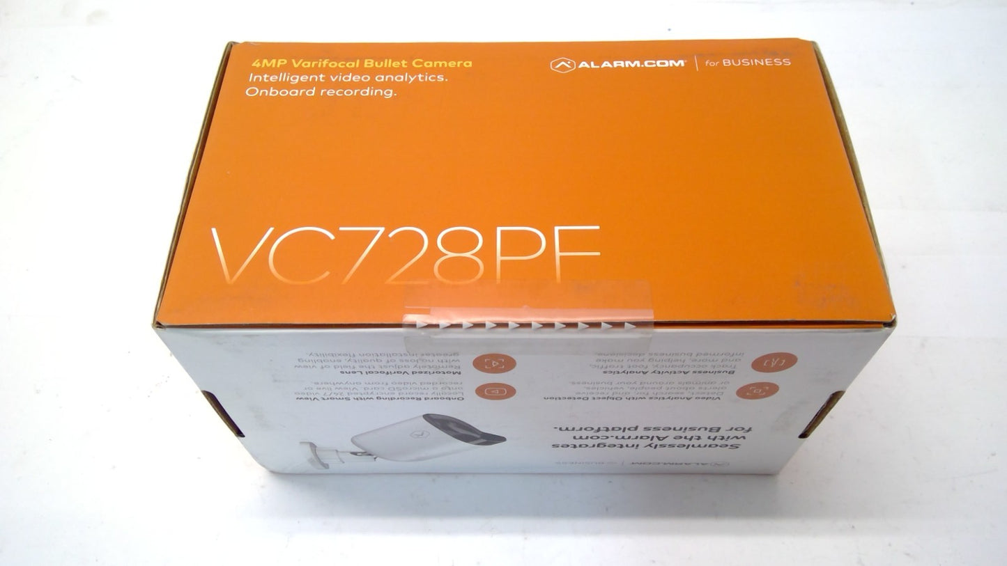 Alarm.com ADC-VC728PF 4MP PoE Bullet Camera w/ Motorized Varifocal Lens