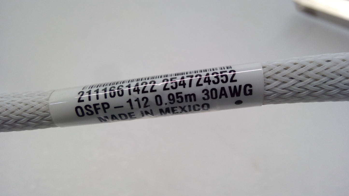 Molex 2111661422 1197038-01 800G OSFP-112 DAC Cable 0.95M 30AWG High-Speed