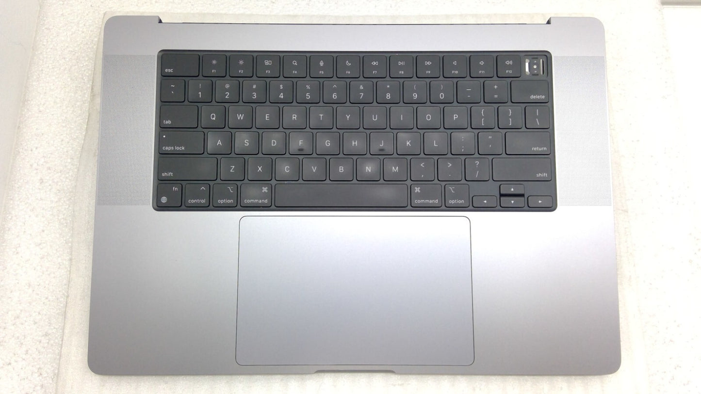 Apple Palmrest Keyboard battery for MacBook Pro A2485 2021, Space Gray w/BATTERY