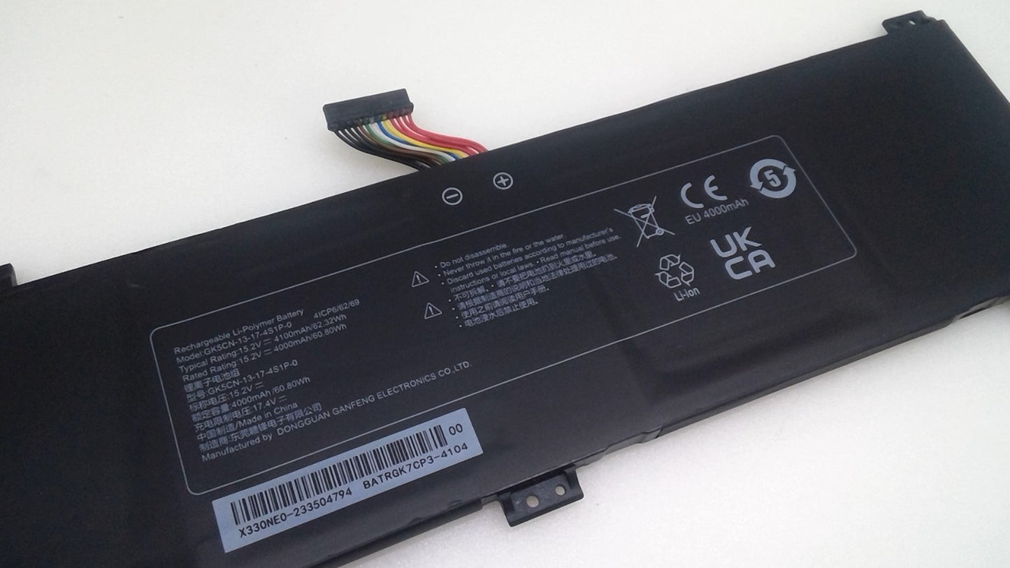 GK5CN-13-17-4S1P-0 Rechargeable Li-Polyer Battery 15.2V 62.32Wh