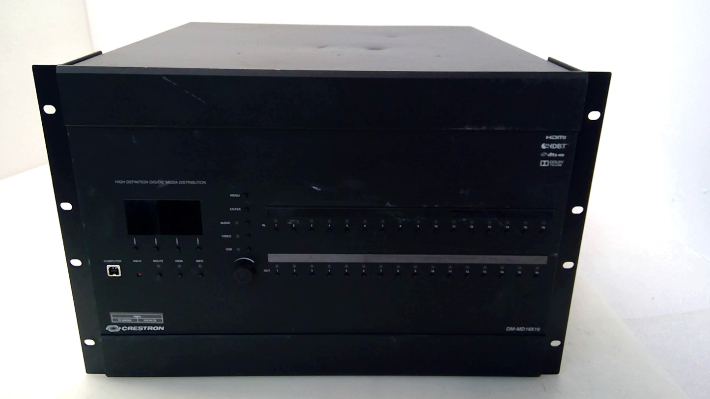 Crestron DM-MD16X16 High Definition Digital Media Distribution Switcher *READ*