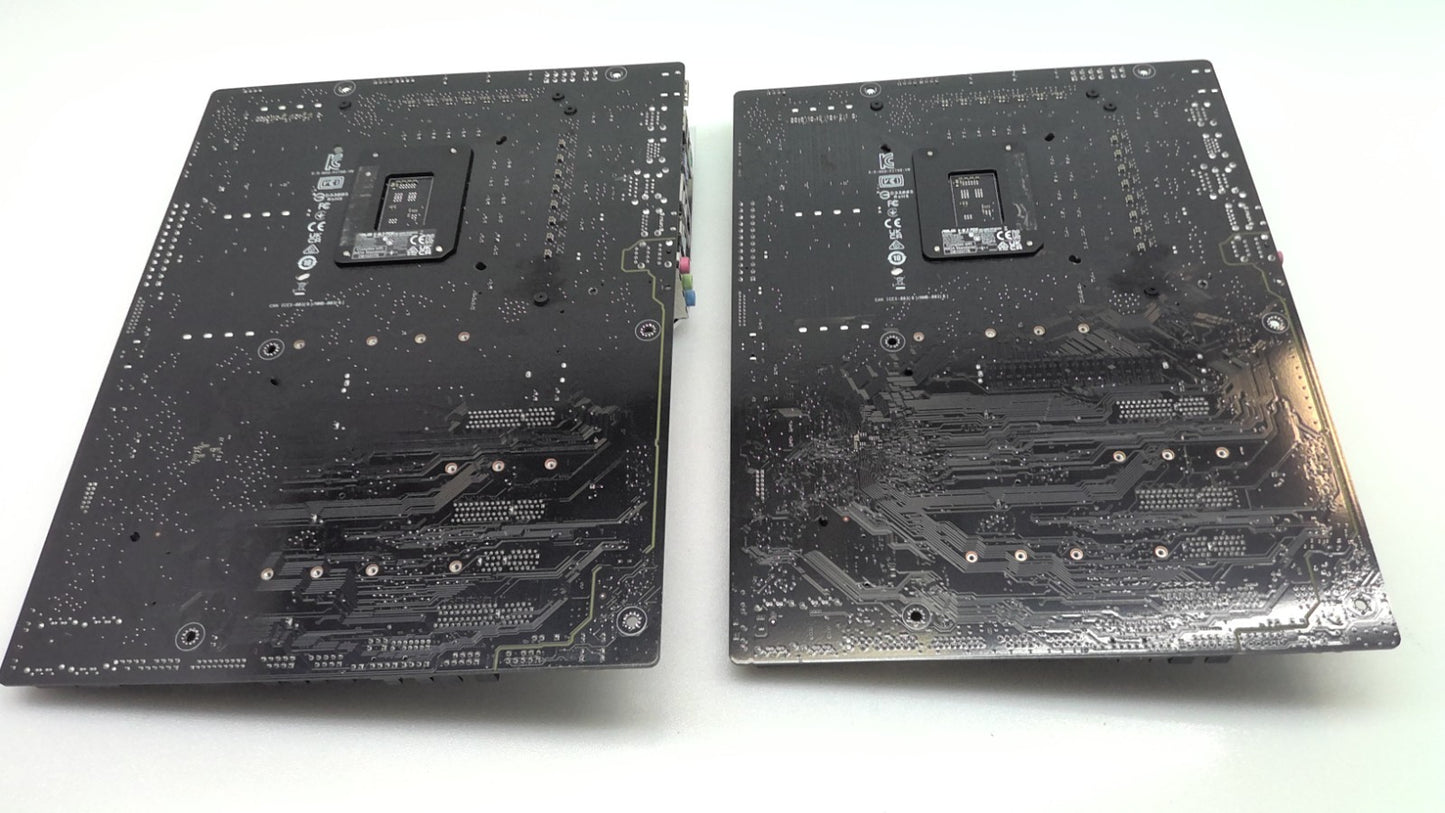 Lot of 2 *For Parts* ASus PRIME Z790-V WIFI LGA 1700 ATX Motherboard No WIFI