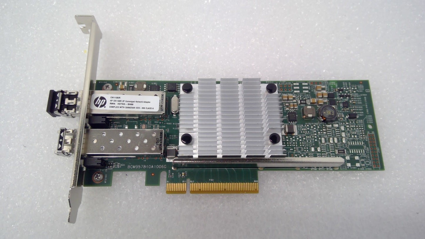 HP 706801-001 CN1100R Dual Port 10GB PCIe CNA Emulex Converged Network Adapter
