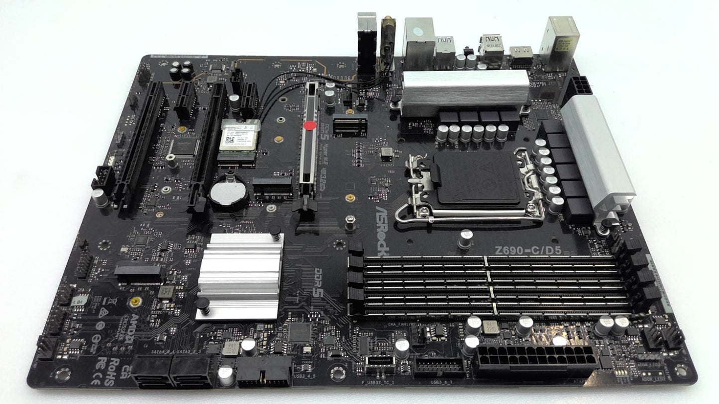 ASRock Z690-C/D5 ATX Motherboard Intel Socket LGA1700 DDR5 *Read*