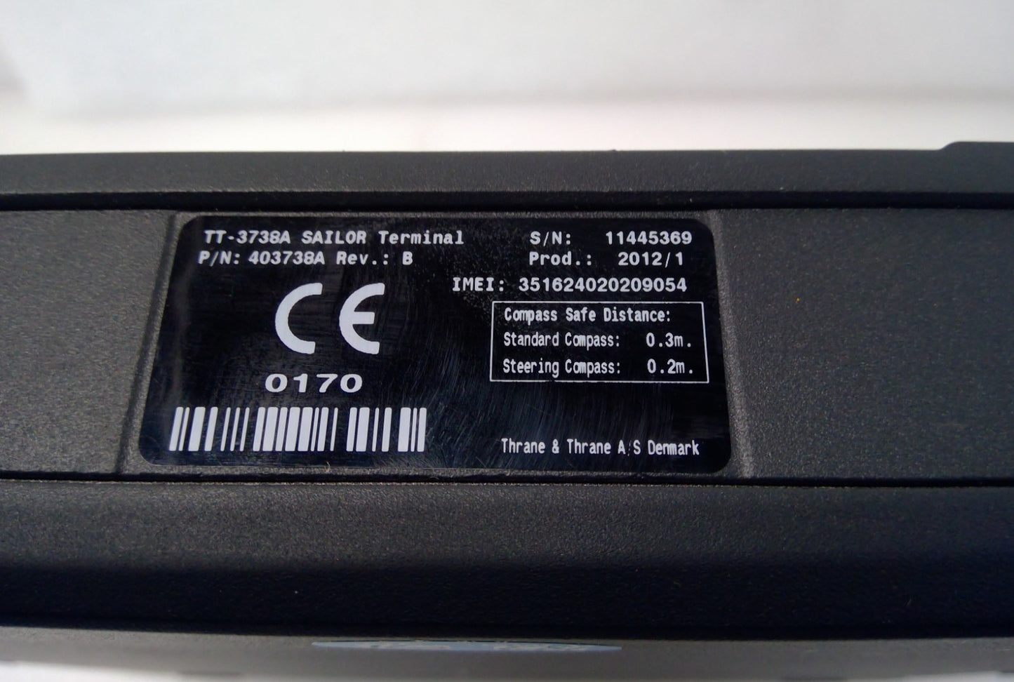 Cobham Satcom Sailor TT-3738A 250/500 FleetBroadband BDU Terminal 403738A